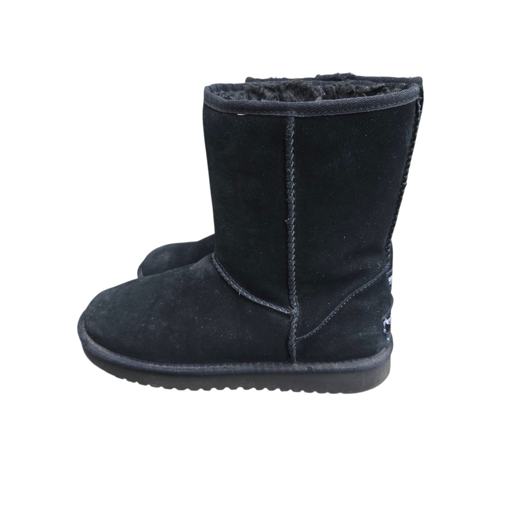 Koolaburra by UGG Women's Koola Short Bootie Black Suede Winter Boots EU 38 US 7